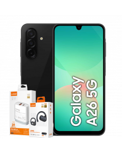 SAMSUNG GALAXY A26 A266B/DS 256GB 8GB 5G + FREE LDNIO ADAPTER CHARGER & LDNIO EARBUDS + COVER & GLASS SCREEN