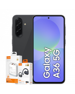 SAMSUNG GALAXY A36 5G A366B/DS + FREE LDNIO ADAPTER CHARGER & LDNIO EARBUDS + COVER & GLASS SCREEN