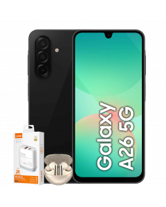 SAMSUNG GALAXY A26 A266B/DS 256GB 8GB 5G + FREE LDNIO ADAPTER CHARGER & LDNIO EARBUDS + COVER & GLASS SCREEN