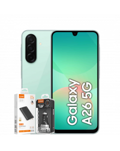 SAMSUNG GALAXY A26 A266B/DS 128GB 6GB 5G  + FREE CAR CHARGER & POWER BANK + COVER & GLASS