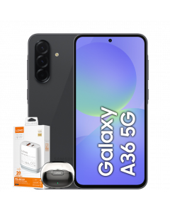 SAMSUNG GALAXY A36 5G A366B/DS + FREE LDNIO ADAPTER CHARGER & LDNIO EARBUDS + COVER & GLASS SCREEN