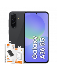 SAMSUNG GALAXY A36 5G A366B/DS +  FREE CHARGER ADAPTER TYPE-C & POWER BANK + COVER & GLASS