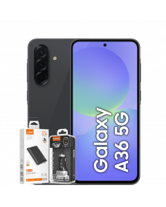 SAMSUNG GALAXY A36 5G A366B/DS + FREE CAR CHARGER & POWER BANK + COVER & GLASS