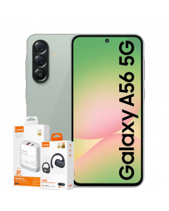 SAMSUNG GALAXY A56 5G A566B/DS + FREE LDNIO ADAPTER CHARGER & LDNIO EARBUDS + COVER & GLASS SCREEN