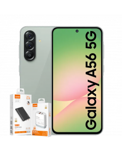 SAMSUNG GALAXY A56 5G A566B/DS + FREE CHARGER ADAPTER TYPE-C & POWER BANK + COVER & GLASS