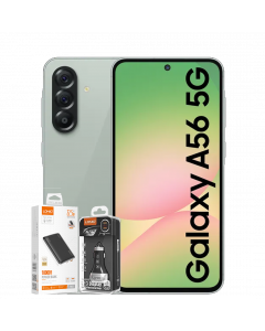 SAMSUNG GALAXY A56 5G A566B/DS + FREE CAR CHARGER & POWER BANK + COVER & GLASS