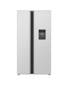 TCL 607L SIDE BY SIDE FRIDGE SILVER 