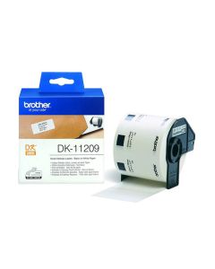 GENUINE BROTHER DK-11209 LABEL ROLL – Black on White, 29mm x 62mm