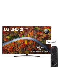 LG UHD 4K TV 55 Inch UP81 Series, Cinema Screen Design 4K Active HDR WebOS Smart AI ThinQ