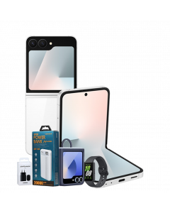 SAMSUNG GALAXY SM-F761B Z FLIP7 FE 256GB 8GB RAM + FREE POWER BANK + GALAXY WATCH FIT 3 + SAMSUNG TRAVEL ADAPTER  