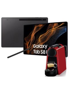SAMSUNG GALAXY TAB S8 ULTRA 5G 256GB 8GB RAM 14.6 INCH - GRAPHITE + FREE NESPRESSO COFFEE MACHINE