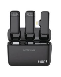 GREEN LION DUO CAST WIRELESS MICROPHONE TYPE-C CONNECTOR BLACK