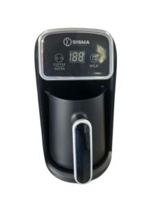 SIGMA 600 W  COFFEE MAKER & MILK STEAMER BLACK SIG-CM1102