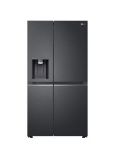 LG  674L SIDE BY SIDE FRIDGE WITH WATER DISPENSER - MATT BLACK