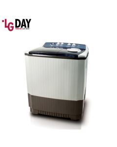 LG 16Kg Twin Tub Washing Machine, Roller Jet Pulsator, Wind Jet Dry, Pre Soak Function