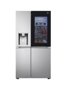 LG 668L INSTAVIEW SIDE BY SIDE  FRIDGE SILVER 