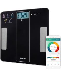 SENCOR SBS 8000BK BLUETOOTH FITNESS SCALE