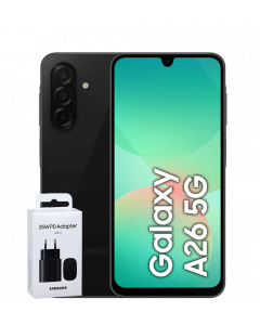 SAMSUNG GALAXY A26 A266B/DS 256GB 8GB 5G + FREE SAMSUNG 25W ADAPTER TYPE-C CHARGER &  COVER + GLASS SCREEN