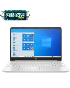 HP Laptop 15-DW1208NIA,  Windows 10 Home Single Language, 15.6", Intel® Celeron®, 4GB RAM, 1TB HDD, HD, Natural silver (23J74EA)