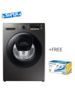 SAMSUNG 9KG FRONT LOADING WISHER WITH ADD WASH™ + FREE SENCOR STEAM IRON