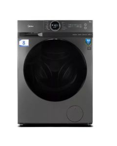 MIDEA FRONT LOAD 8KG MF200W80WB/T  WASHING MACHINE - SILVER