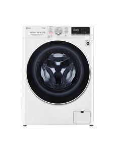 LG 9KG FRONT LOAD WASHING MACHINE, AI DIRECT DRIVE MOTOR, STEAM, WHITE COLOR 