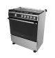 MIDEA  90x60 GAS COOKER  WITH GRILL - SILVER