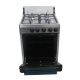 NASCO 4 BURNER GAS COOKER WITH GRILL, SILVER