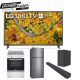 LG UHD 4K TV 55 INCH UP75 SERIES, 4K ACTIVE HDR WEBOS SMART AI THINQ