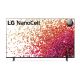 LG NanoCell TV 65 inch NANO75 Series, 4K Active HDR, WebOS Smart ThinQ AI