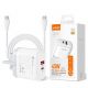 LDNIO A2526C FAST WALL CHARGER 45W USB-C TO USB-C