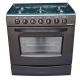 NASCO 80X60 GAS COOKER SNIPER BLACK