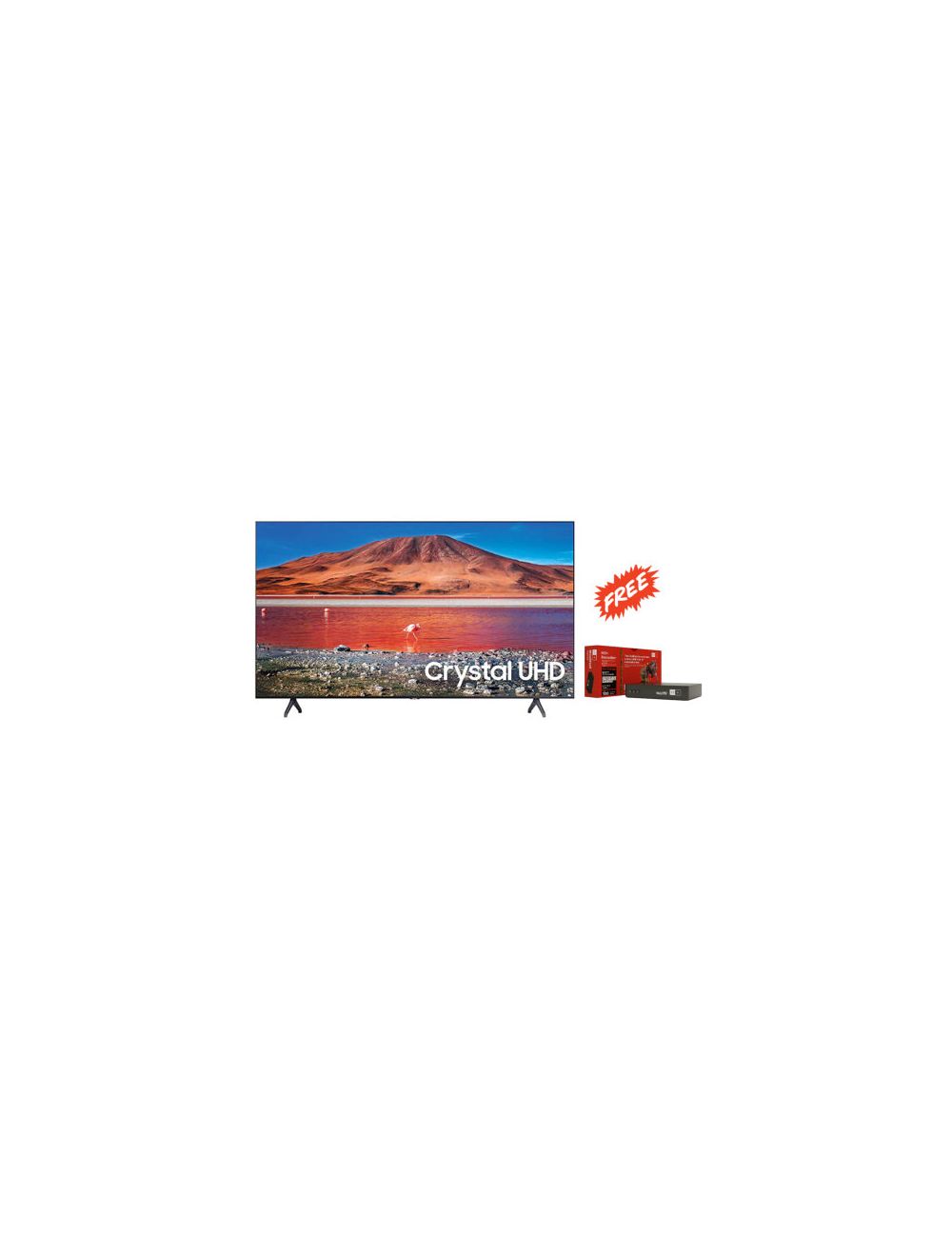 samsung led ua55tu7000 crystal uhd smart 4k 55 free hd decoder 2 months subscription